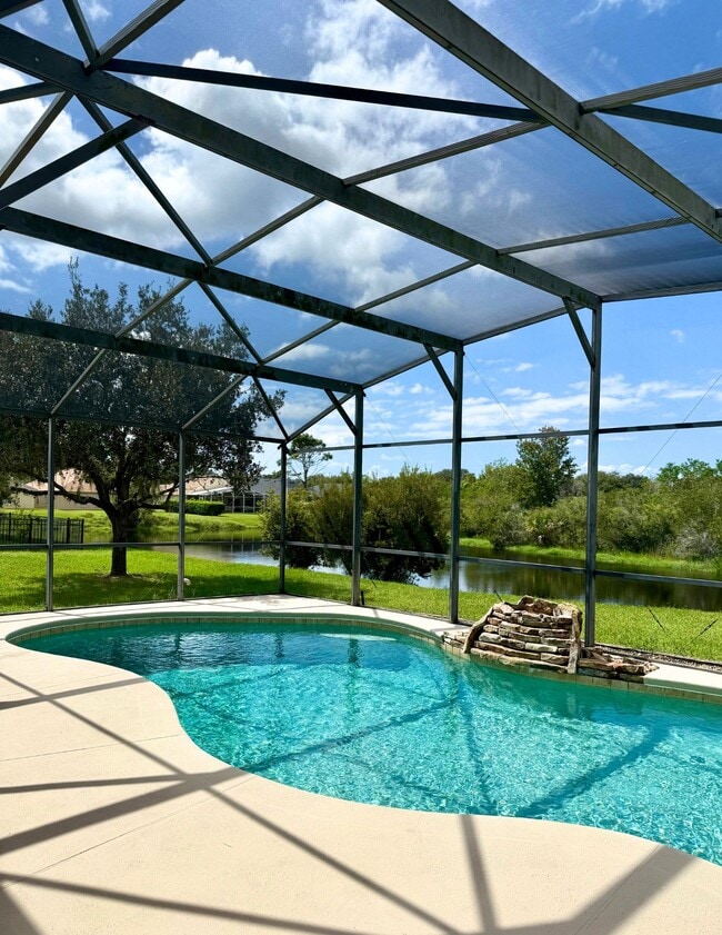 Sparkling Pool Overlooking Pond - 2414 Siward Ave