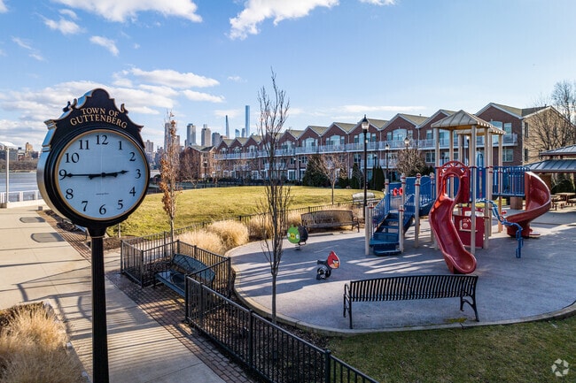 Parks in Guttenberg provide plenty of amenities for children to play and enjoy the outdoors.