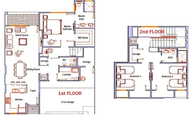 Floor Plan B - The Reserve at VICC