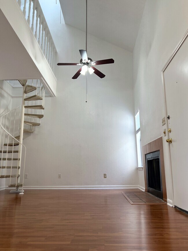 Living Room and Stairs to Loft - 3115 Tom Green St