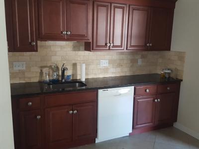 pretty cherry cabinets, dishwasher - 595 Whitney Ave
