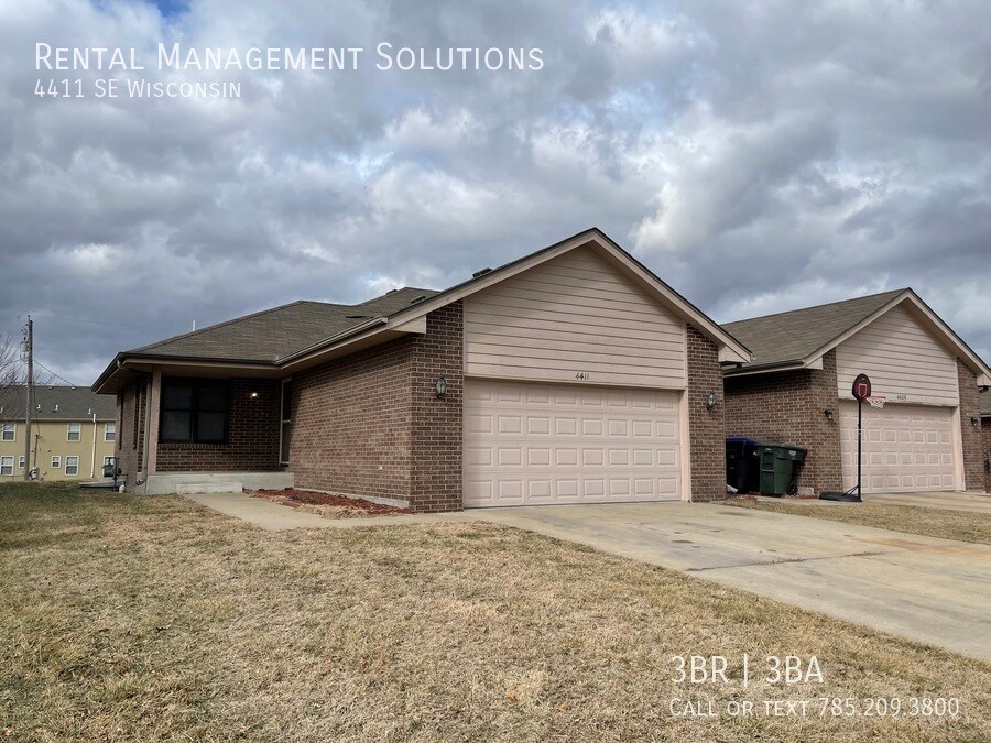 *SHAWNEE HEIGHTS SCHOOL DISTRICT* 4411 SE Townhome Rentals in