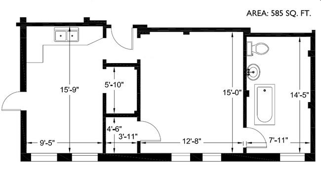 1HAB/1BA - Roy Vue Apartments