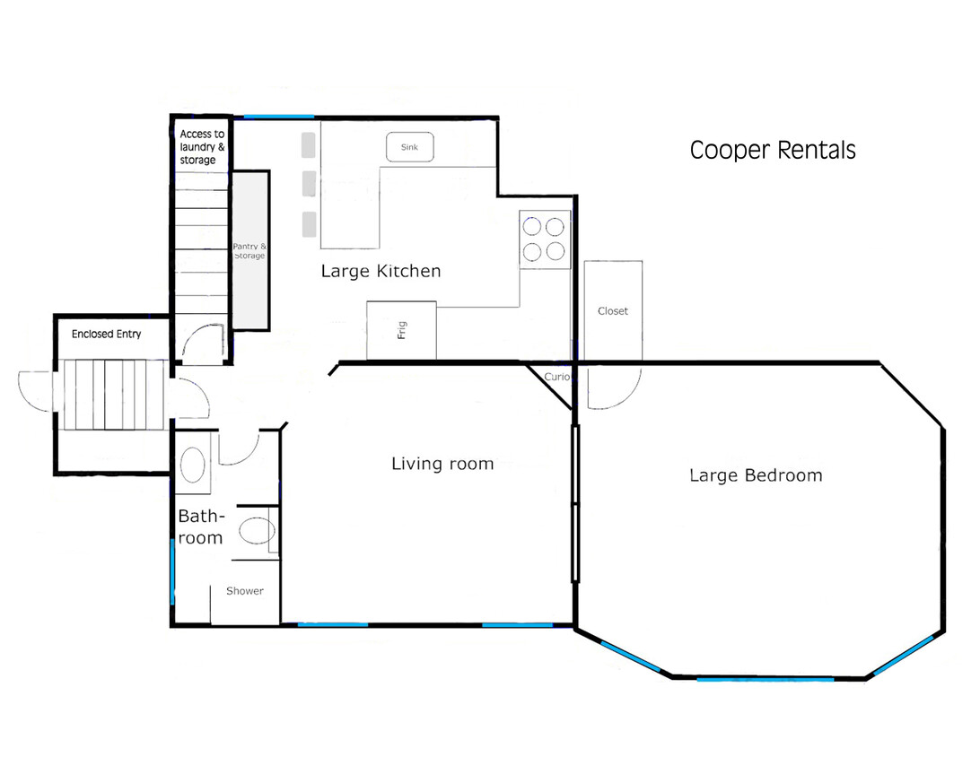 Floor plan - 2706-1B Buffalo Rd