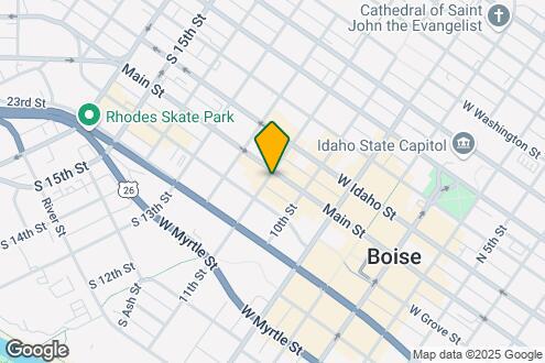 Imagen del Mapa de la Propiedad - Call Downtown Boise Home at The B-Side