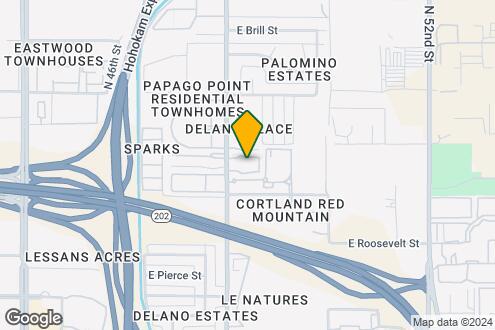 Map Image of the Property - Papago Gardens Apartments