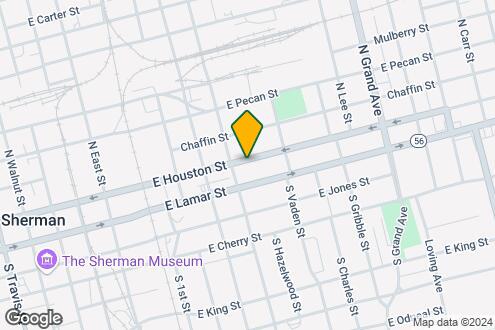 Map Image of the Property - 912 E Houston St