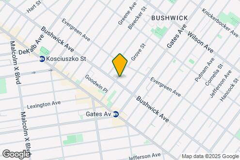 Map Image of the Property - 1001 Bushwick Ave