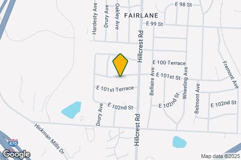 Map Image of the Property - 5609 E 101st St