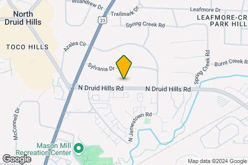 Map Image of the Property - 3154 N Druid Hills Rd