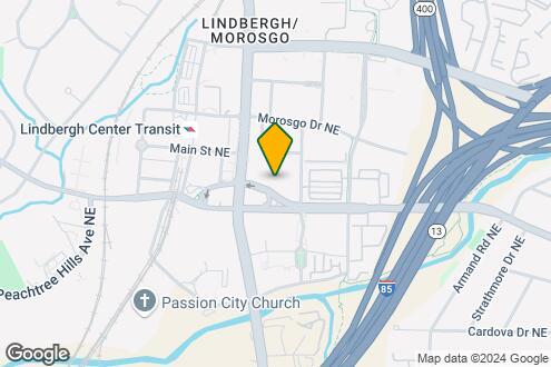 Imagen del Mapa de la Propiedad - Overture Buckhead South 55+ Apartment Homes