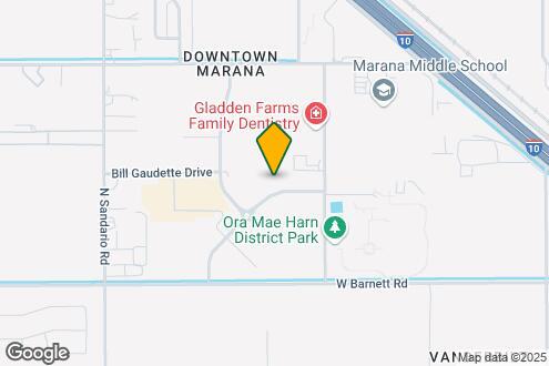 Map Image of the Property - Marana Apartments