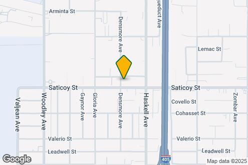 Map Image of the Property - 15755 Saticoy St