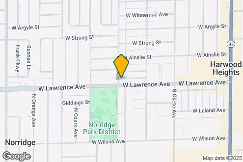 Map Image of the Property - 7538 W Lawrence Ave