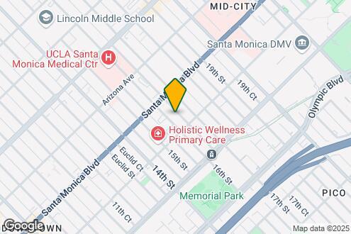 Map Image of the Property - 1432 16th St, prime Santa Monica location,...