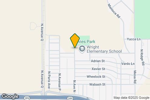 Map Image of the Property - 2610 N Avenue P