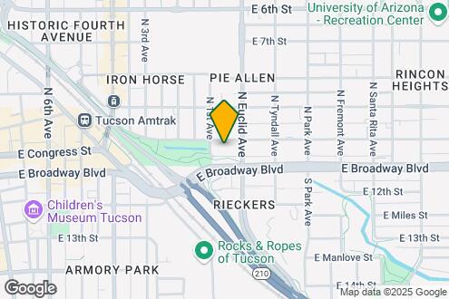 Map Image of the Property - Westwood Apartments - 714 E. 10th St Tucso...