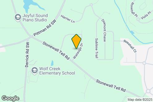 Map Image of the Property - 4315 Watauga Dr