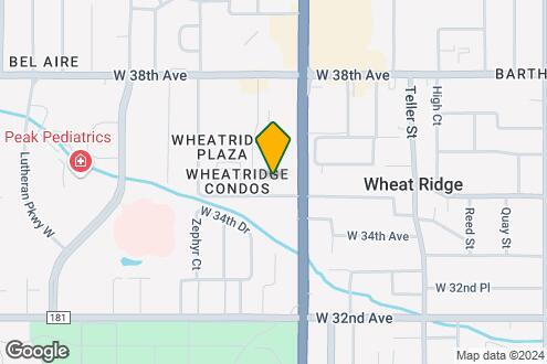 Map Image of the Property - The Edison at Wheat Ridge