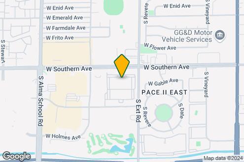 Map Image of the Property - 855 W Southern Ave