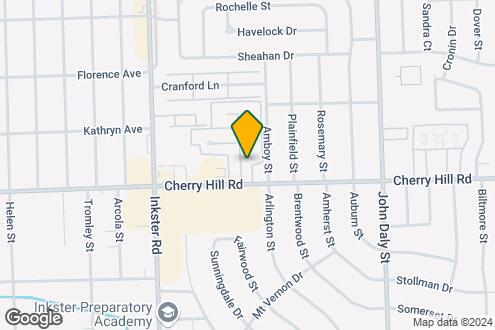 Map Image of the Property - Cherry Hill Village Apartments - Dearborn ...