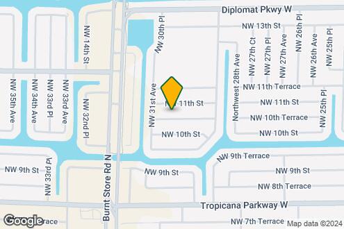 Map Image of the Property - 2923 NW 10th Terrace