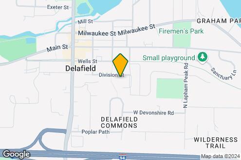 Map Image of the Property - Delafield Woods Apartments