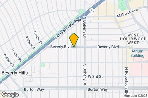 Map Image of the Property - 9160 Beverly Blvd