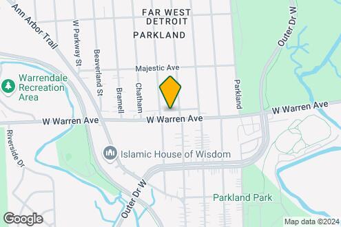 Map Image of the Property - 22330 W Warren