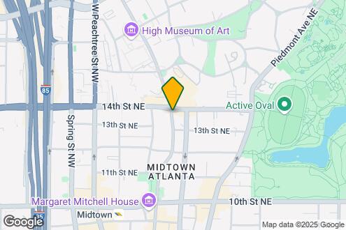 Map Image of the Property - 1163 W Peachtree St NE