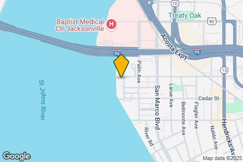 Map Image of the Property - The Towers of Jacksonville Affordable Senior