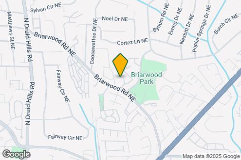 Map Image of the Property - 1468 Briarwood Rd NE