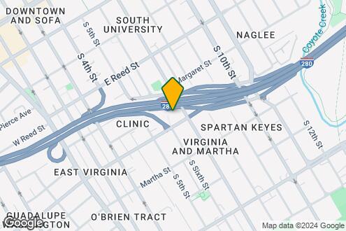 Map Image of the Property - Virginia Street Studios | Affordable Apart...