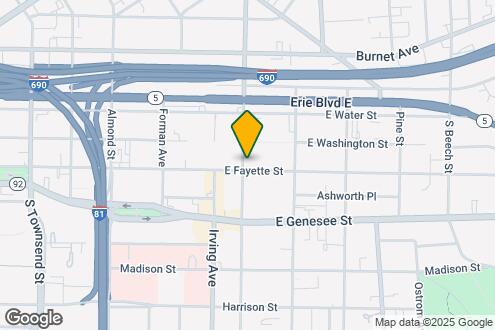 Map Image of the Property - 1003 E Fayette St