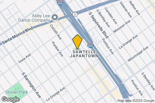 Map Image of the Property - 1837 Sawtelle Blvd