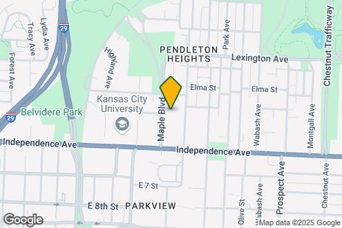 Map Image of the Property - Pendleton Heights Apartments