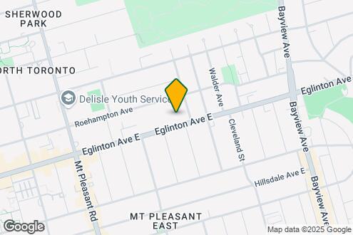 Map Image of the Property - Yonge Eglinton Apartments