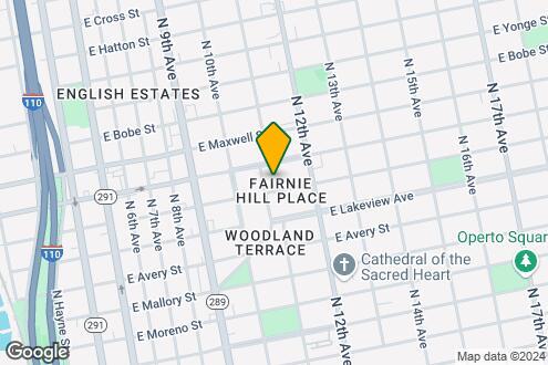 Map Image of the Property - 1106 E Hernandez St