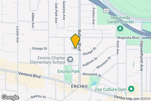 Map Image of the Property - Encino Majestic