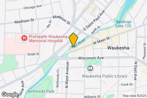 Imagen del Mapa de la Propiedad - The Waukesha Lofts