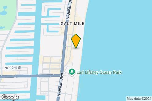 Map Image of the Property - 3430 Galt Ocean Dr