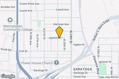 Map Image of the Property - 5343 N 25th Ave