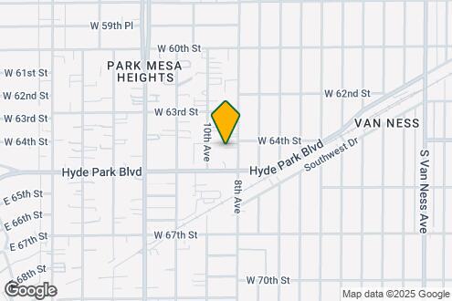 Map Image of the Property - 6405 - 6411 1/2 8th Ave