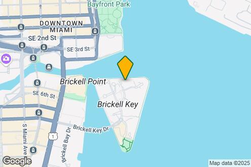 Map Image of the Property - 888 Brickell Key Dr