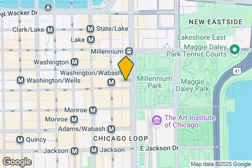 Map Image of the Property - 401 N Wabash Ave