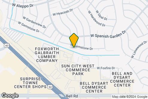 Map Image of the Property - 13511 W Gemstone Dr