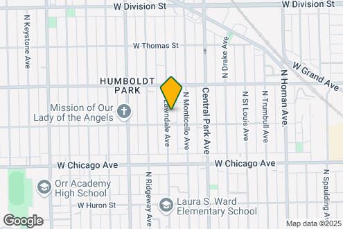 Map Image of the Property - 913 N Lawndale Ave