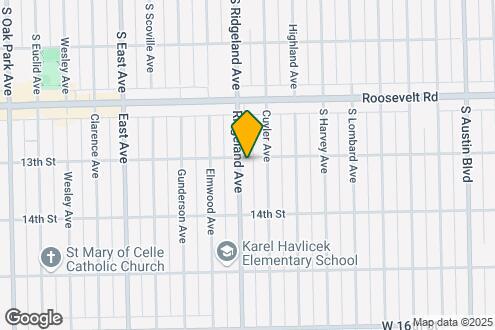 Map Image of the Property - 1301 Ridgeland Ave