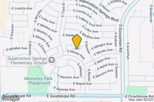 Map Image of the Property - 7260 E Monte Ave