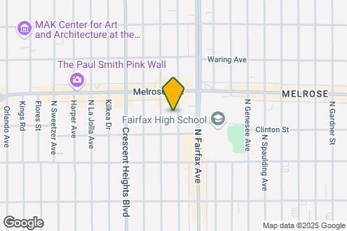 Map Image of the Property - 633 N Hayworth Ave